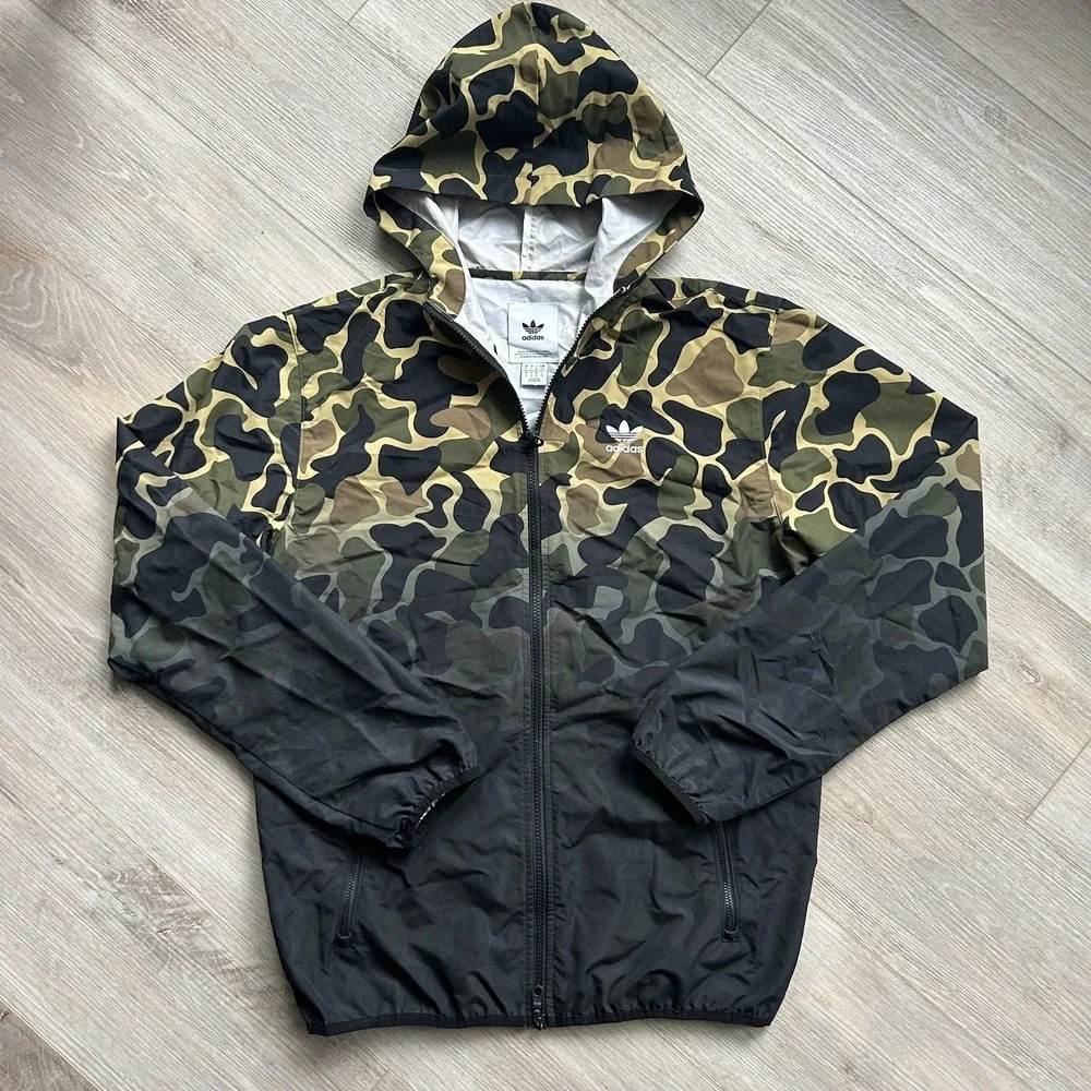 Adidas Originals‎ Camouflage Windbreaker Multicolor CE1545 Men's Size XS